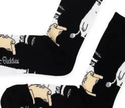 Miesten sukat Muumipappa mustat NordicBuddies