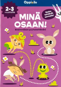 Minä osaan! -puuhakirja 2-3 v