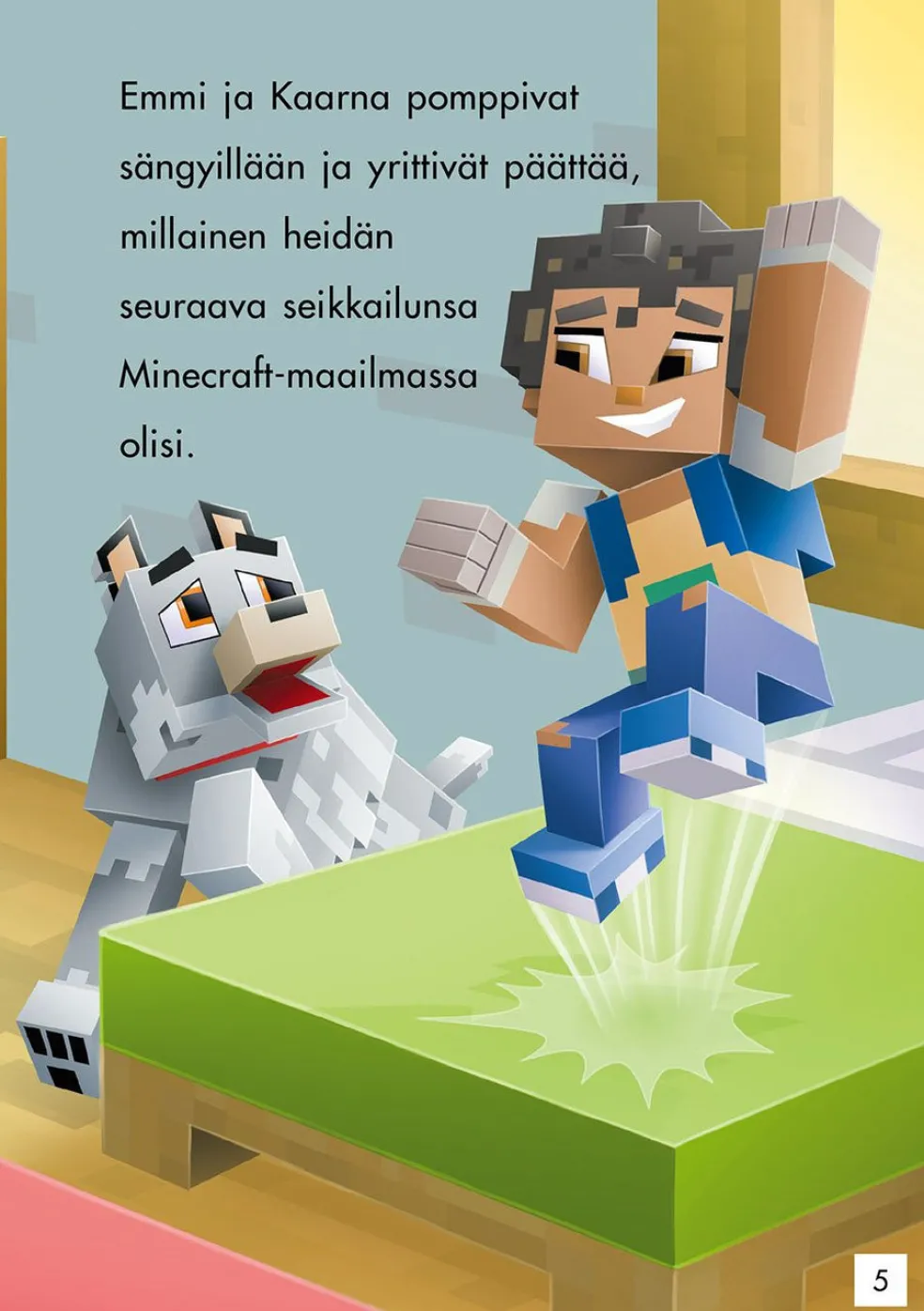 Minecraft: Taivas on rajana! (helppolukuinen)