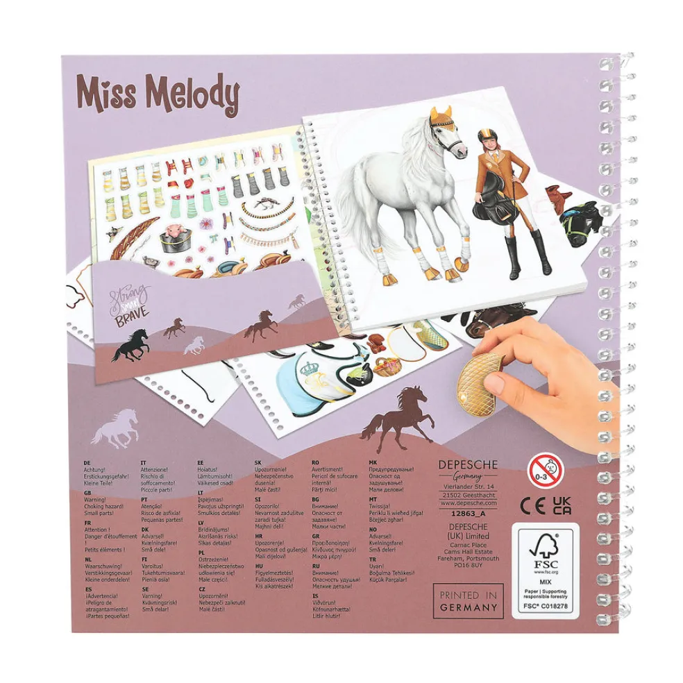 Miss Melody Dress Me Up Tarrakirja