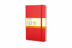 Moleskine Large Ruled Hardcover Notebook Scarlet Red