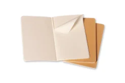 Moleskine Plain Cahier L - Kraft Cover (3 Set)