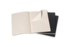 Moleskine Plain Cahier Xl - Black Cover (3 Set)