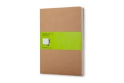 Moleskine Plain Cahier Xl - Kraft Cover (3 Set)