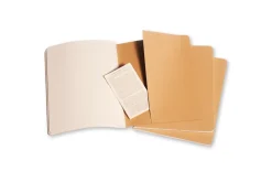 Moleskine Plain Cahier Xl - Kraft Cover (3 Set)