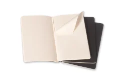 Moleskine Ruled Cahier - Black Cover (3 Set)