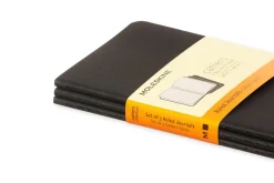 Moleskine Ruled Cahier - Black Cover (3 Set)