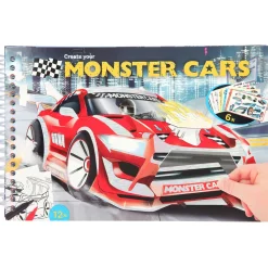 Monster Cars Taskuvärityskirja