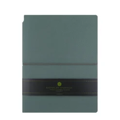 Muistikirja A5 KUKA Victorias Journals vihreä, tyhjät sivut