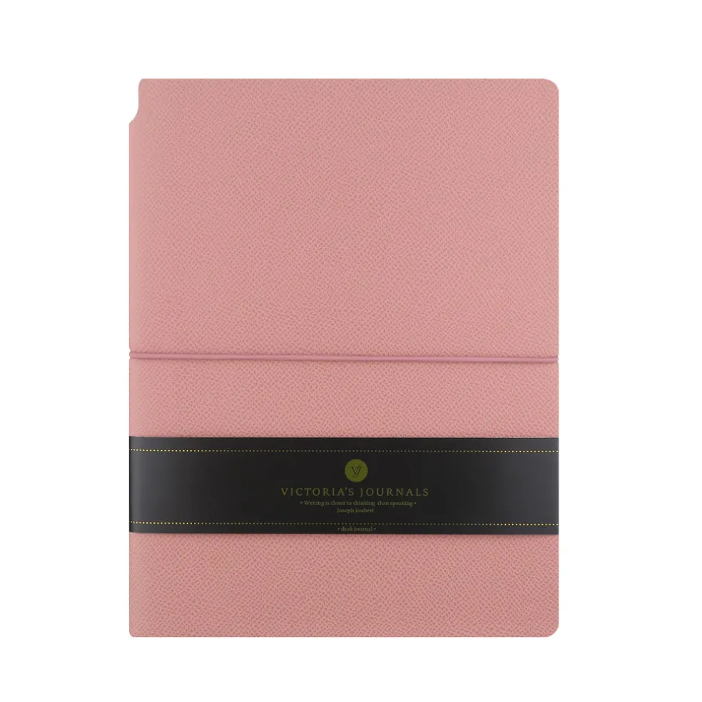 Muistikirja A5 KUKA Victorias Journals pinkki, tyhjät sivut