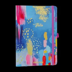 Muistikirja A5/96 lehteä Victorias Journals pistesivut maalaus