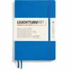 Muistikirja A5 Leuchtturm1917 Soft Ruled Sky, pehmeäkantinen viivallinen