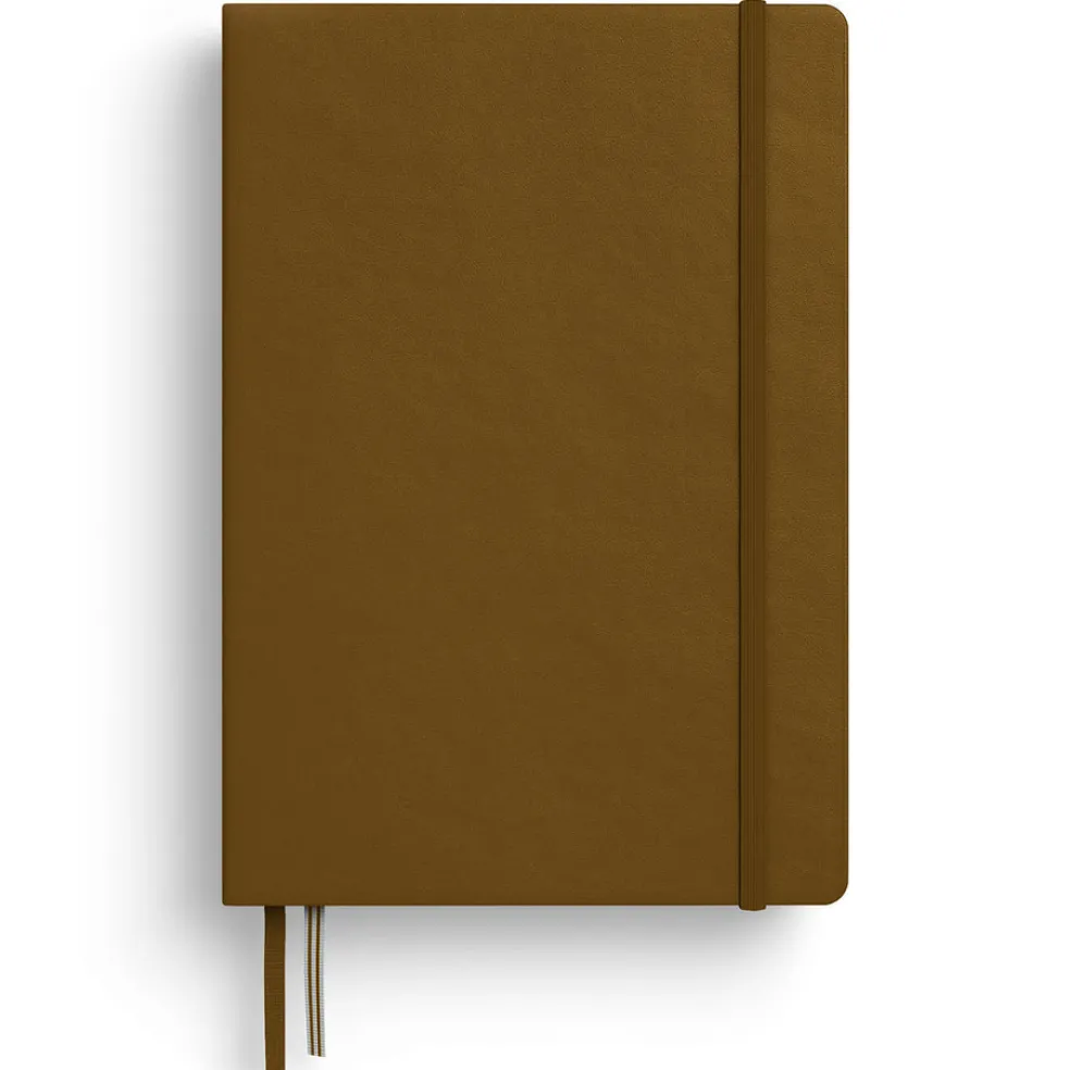 Muistikirja A5 Leuchtturm1917 Hard Spice Brown plain, kovakantinen blanco