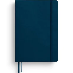 Muistikirja A5 Leuchtturm1917 Hard Deep Sea dotted, kovakantinen pistesivut