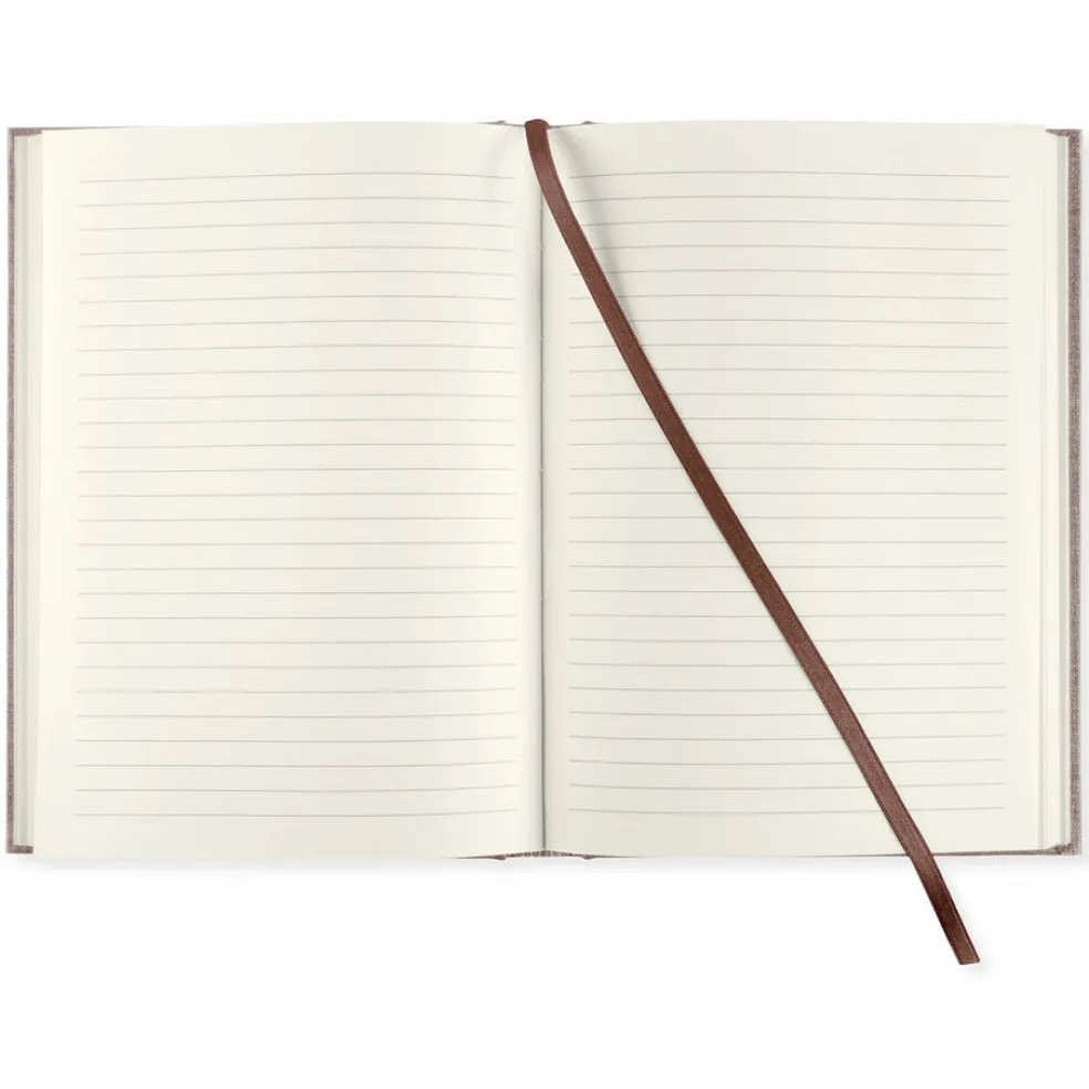 Muistikirja A5/256s Paperstyle Brown Oak viivallinen