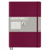 Muistikirja B5 Leuchtturm1917 Soft Port Red ruled, pehmäkantinen viivallinen