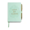 Muistikirja kynällä Leaf Me Alone Vintage Sass