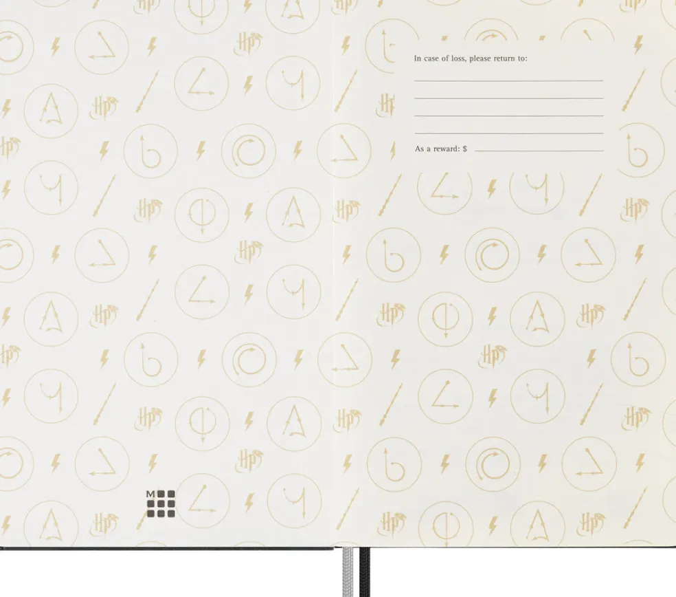 Muistikirja Moleskine Large Harry Potter Lumos
