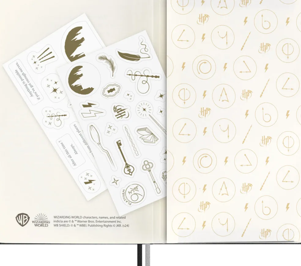 Muistikirja Moleskine Large Harry Potter Lumos