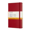 Muistikirja Moleskine Medium Ruled Hard Scarlet Red 11,5x18cm, viivallinen punainen