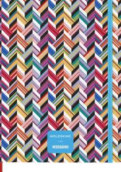 Muistikirja Moleskine Missoni Limited edition XL ruled Zigzag