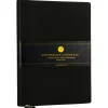 Muistikirja 10,5x14,8 cm/96 lehteä viivallinen pehmeät mustat kannet, Victorias Journals Flexy