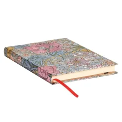 Muistikirja 13x18cm/144s Paperblanks Morris Pink Honeysuckle