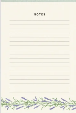 Muistilista Notes laventeli kangasselkäinen Burde