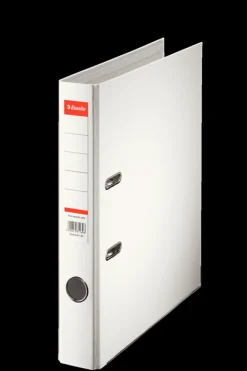 Muovimappi A4/5cm Standard valkoinen metallivahvikkein