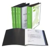Muovitaskukansio A4/40 taskua musta pp
