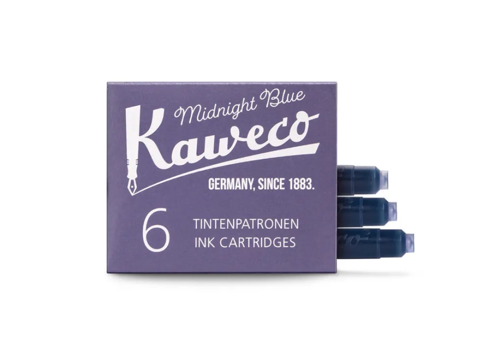 Mustepatruuna 6kpl Kaweco Ink Midnight Blue