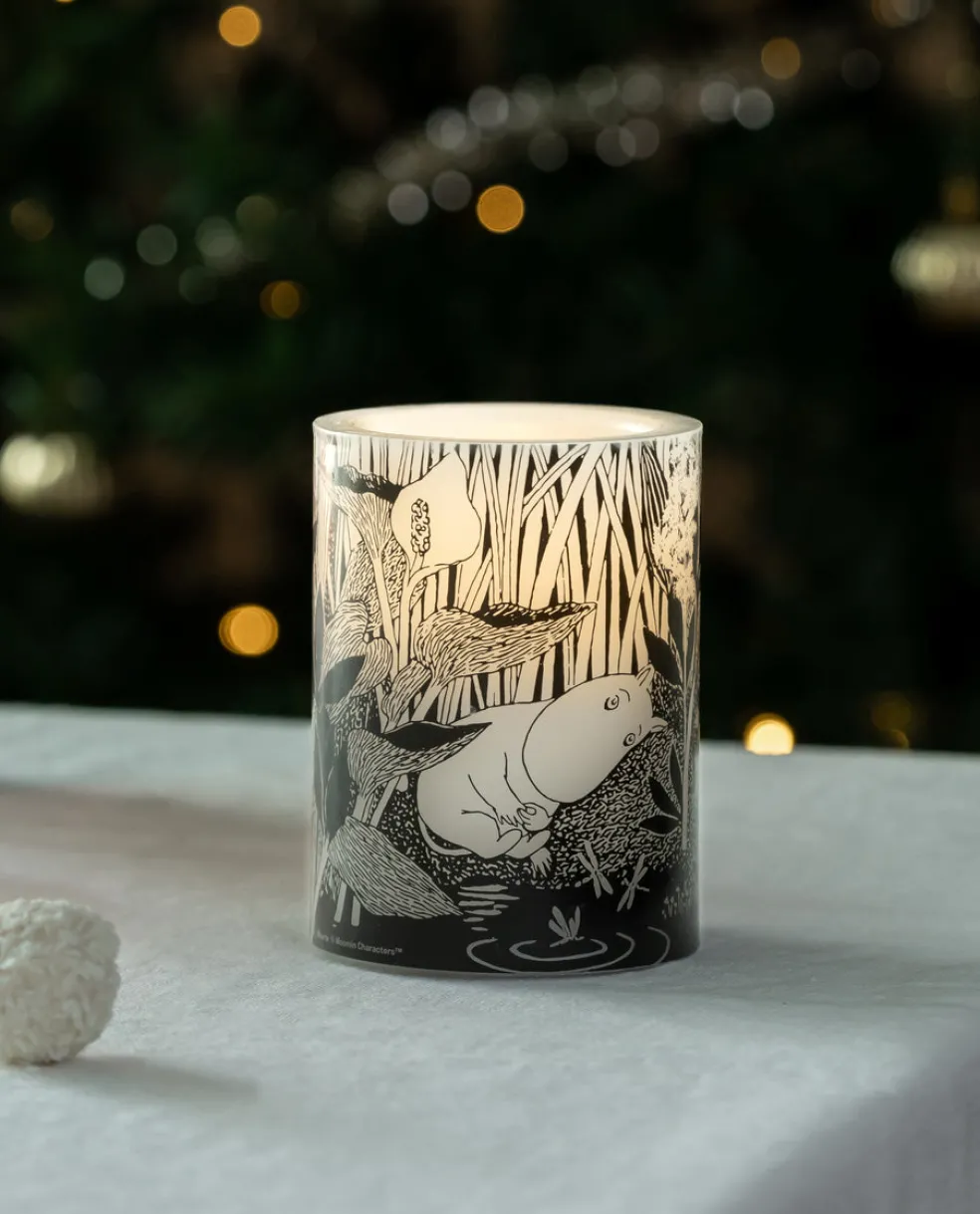 Muumi LED-kynttilä Lampi 10cm