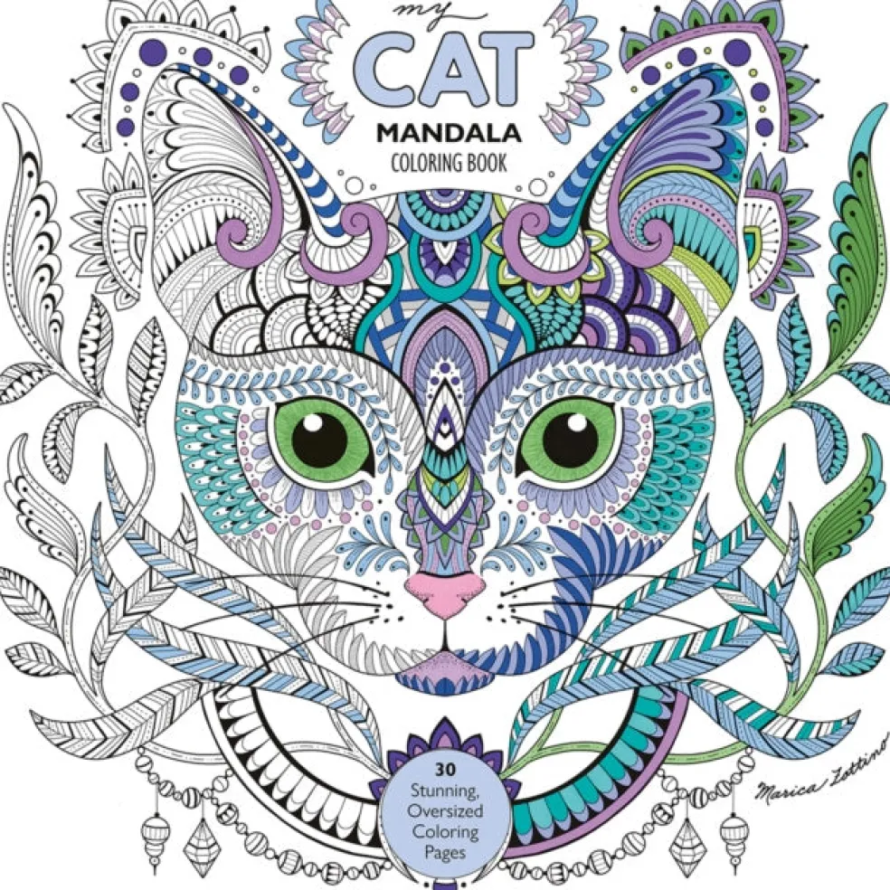 My Cat Mandala Coloring Book