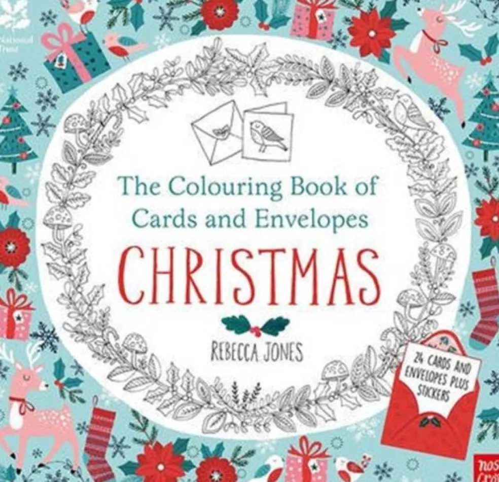 National Trust: The Colouring Book of Cards and Envelopes - Christmas