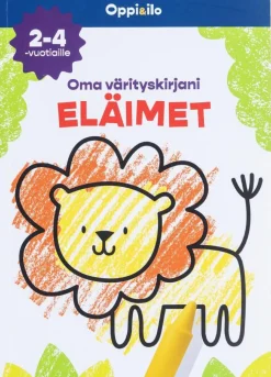 Oma värityskirjani ELÄIMET 2-4 v