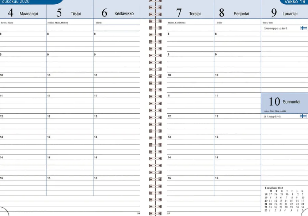 Opettajan päiväkirja 2025-2026