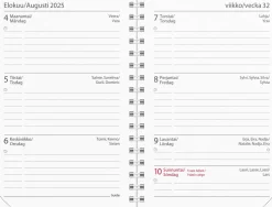 Opiskelijan kalenteri Fashionline 2025-2026 (lukuvuosikalenteri)