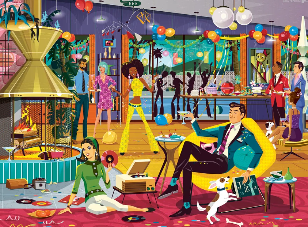 Palapeli 500 palaa Jazzy!