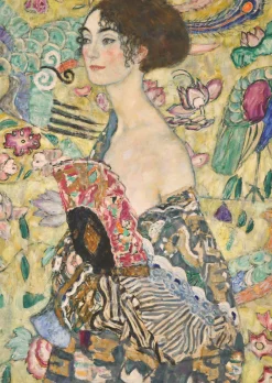 Palapeli 1000 palaa Lady with A Fan