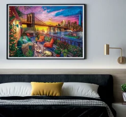 Palapeli 3000 palaa Manhattan Balcony Sunset 2