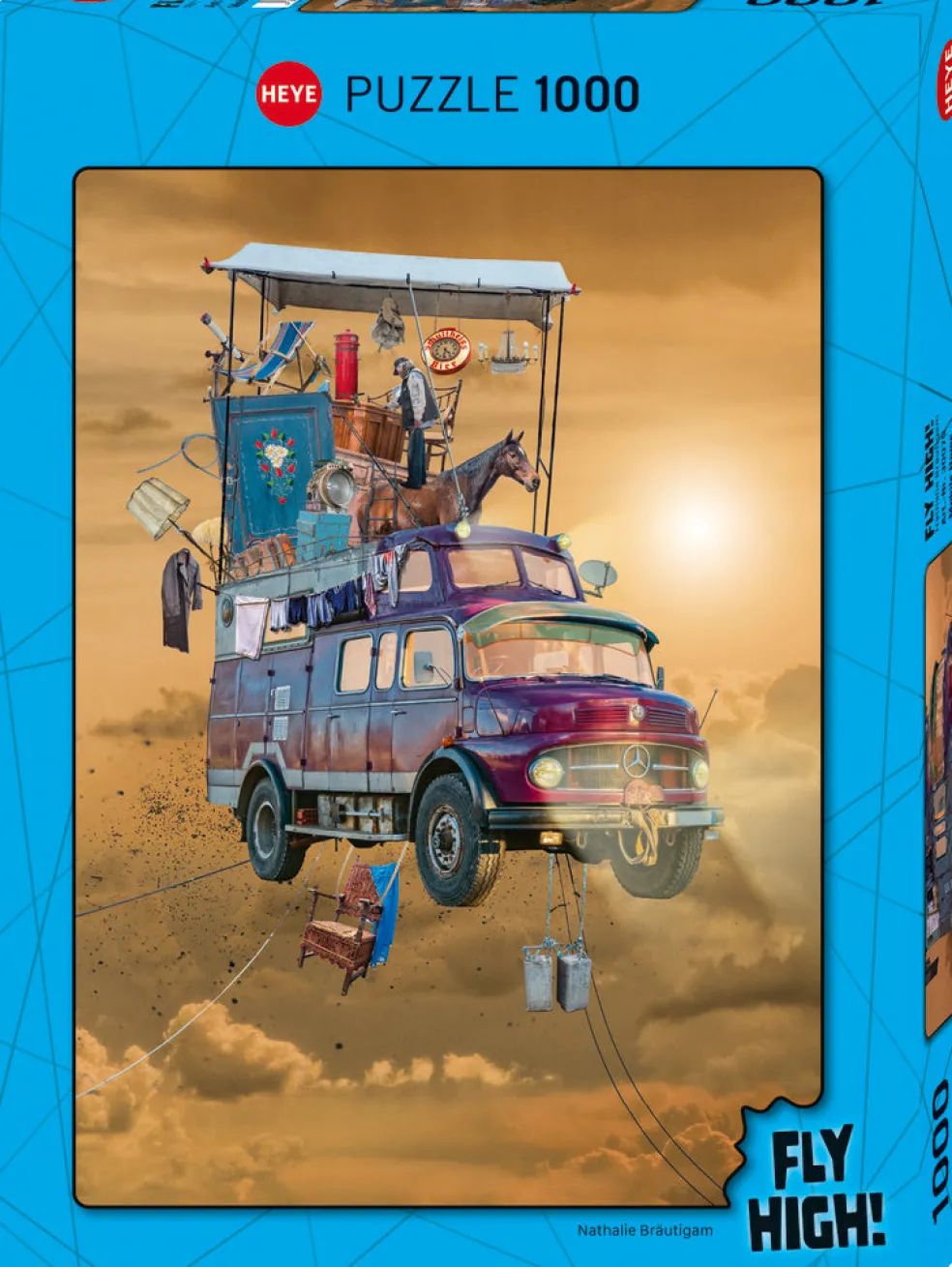 Palapeli 1000 palaa Mobile Home