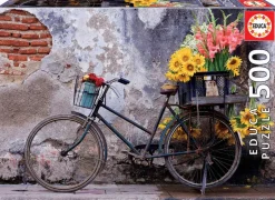 Palapeli 500 palaa Polkupyörä ja kukat