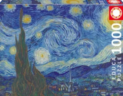 Palapeli 1000 palaa The Starry Night, Vincent Van Gogh