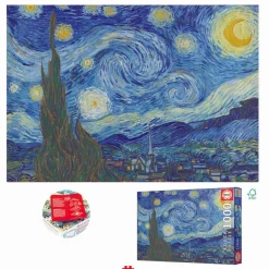 Palapeli 1000 palaa The Starry Night, Vincent Van Gogh