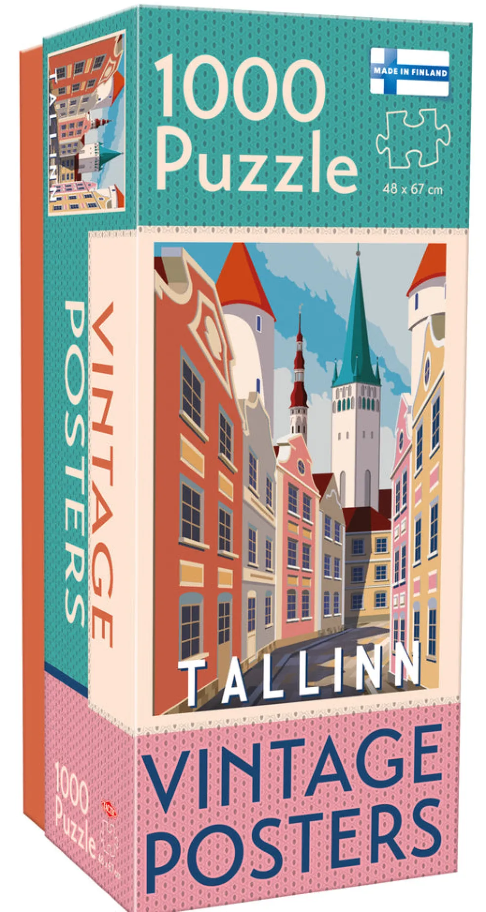 Palapeli 1000 palaa Vintage Cities Tallinn