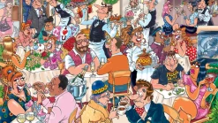 Palapeli 1000 palaa Wasgij Mystery Date Night!