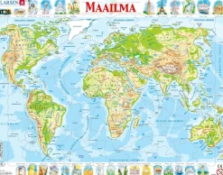 Palapeli Larsen Maailman kartta Maxi