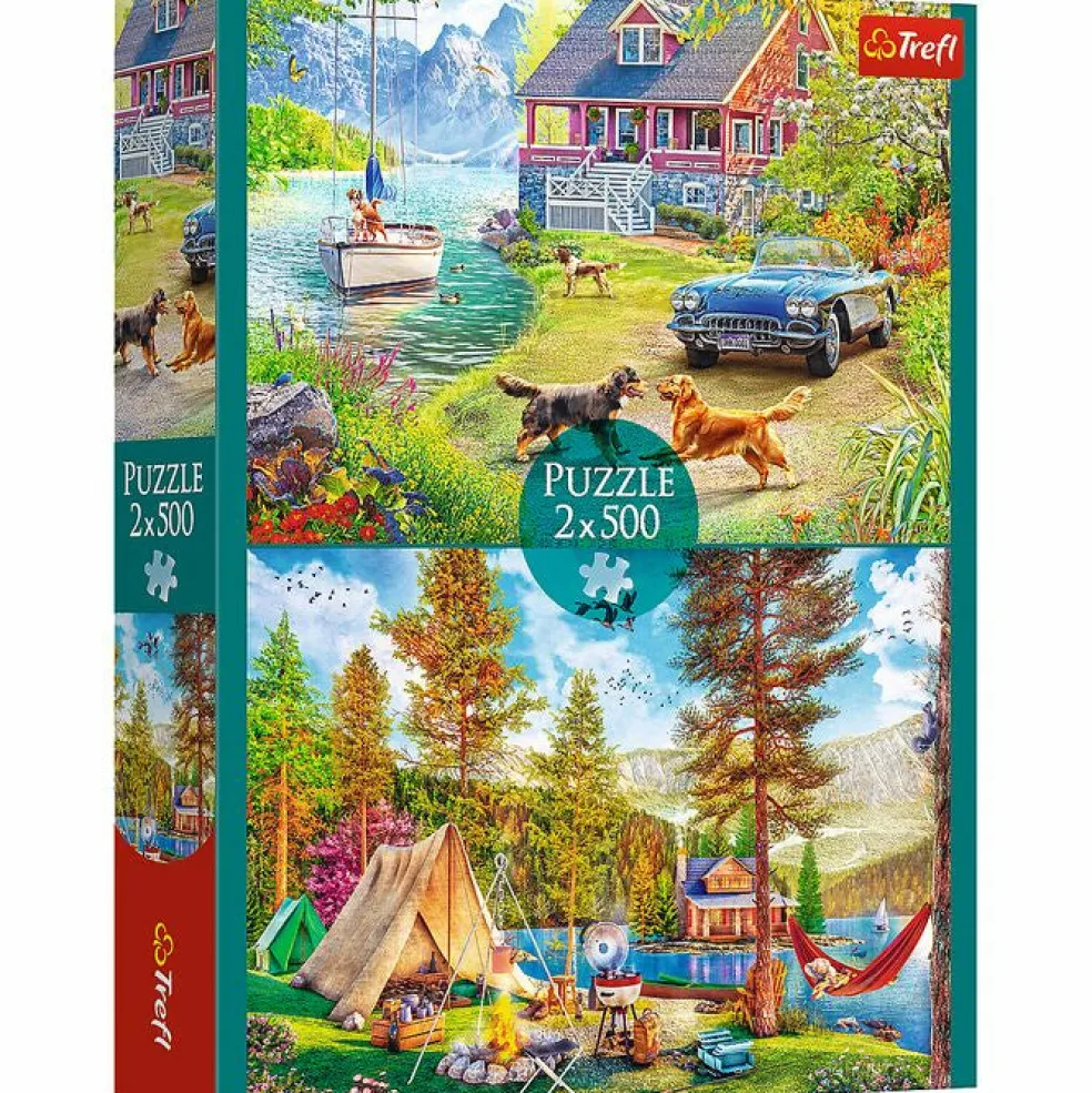 Palapeli 2x500 palaa Kesäidylli