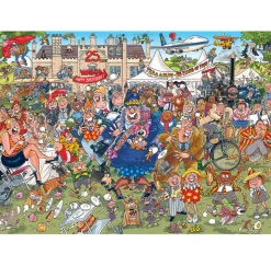 Palapeli 2x1000 palaa Wasgij Original Garden Party
