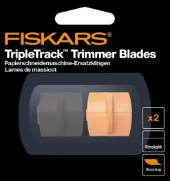 Paperileikkurin varaterät suora/taitos Fiskars